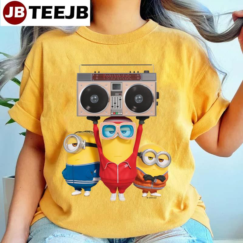 Minions The Rise Of Gru Boombox Minions Unisex T-Shirt