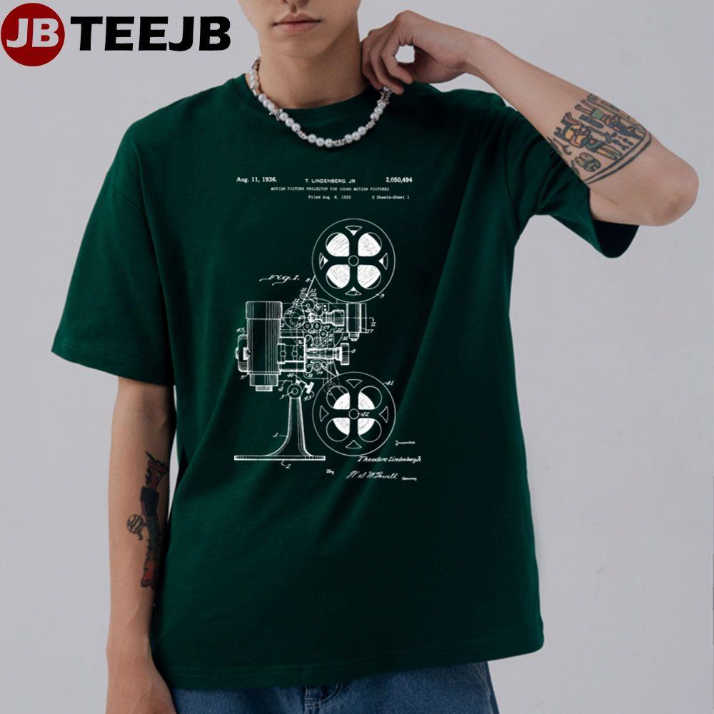 Movie Projector Patent Unisex T-Shirt