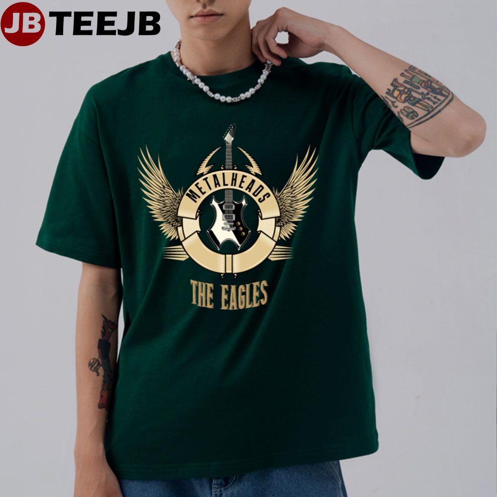 Music Metal Head Eagle Guitar Logo Unisex T-Shirt