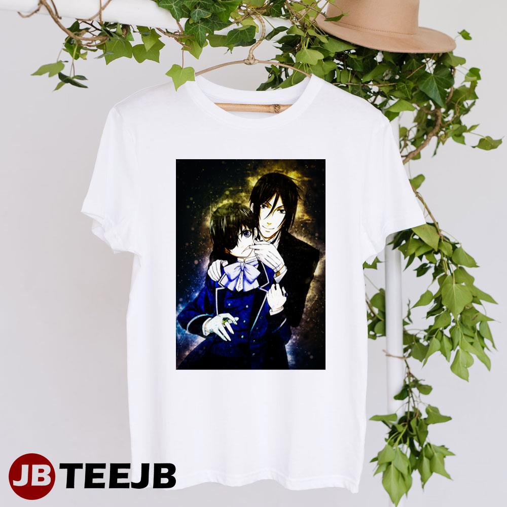 Night Couple Sebastian Michaelis Black Butler Unisex T-Shirt