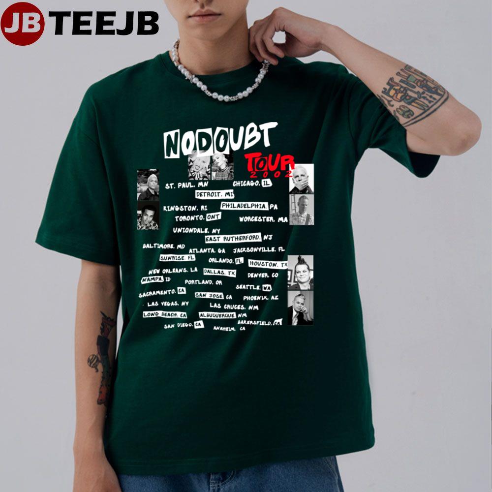 No Doubt Rock Band Tour 2002 Unisex T-Shirt