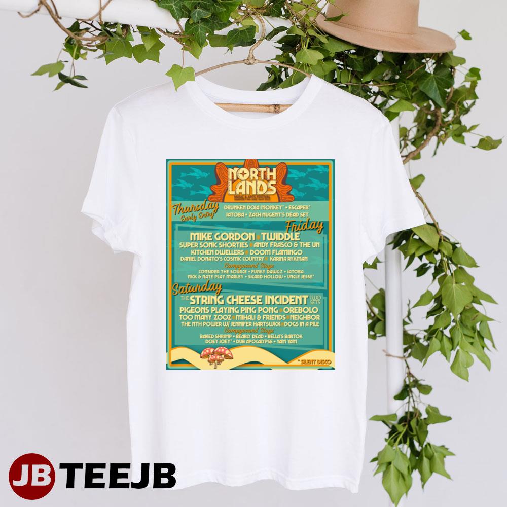 North Lands Music And Arts Festival Mike Gordon Twiddle The String Cheese Incident 2023 Unisex T-Shirt