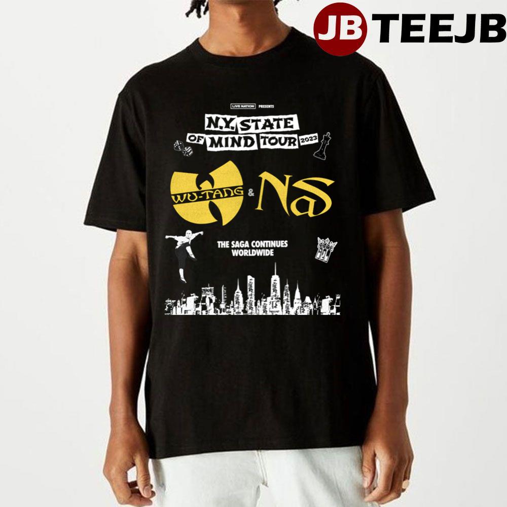 Ny State Of Mind Tour 2023 Wu-Tang Clan And Nas Announce World Tour Unisex T-Shirt