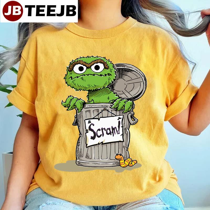 Oscar The Grouch Scram Unisex T-Shirt