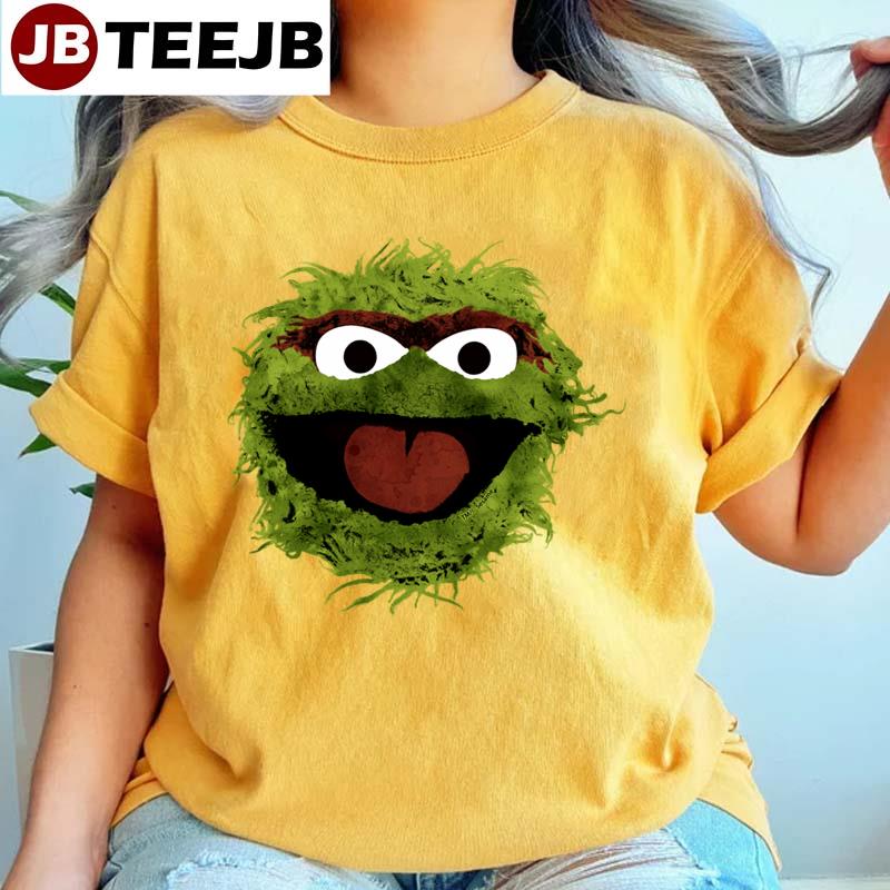 Oscar The Grouch Watercolor Unisex T-Shirt