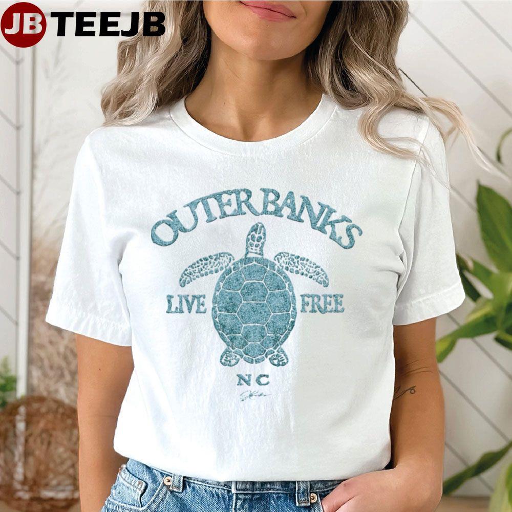 Outer Banks Nc Turtle Unisex T-Shirt