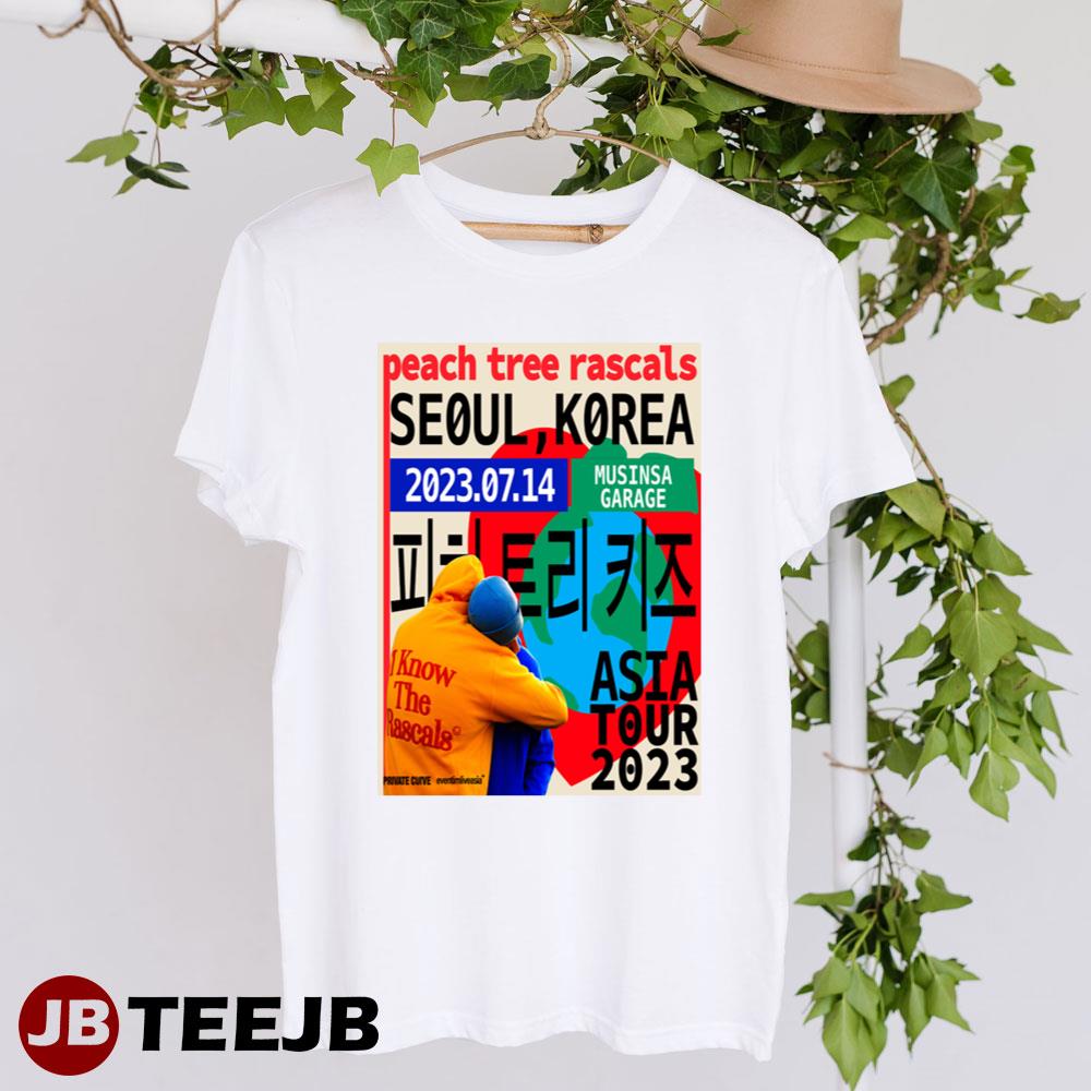 Peach Tree Rasclas Seoul Korea Asia Tour 2023 Unisex T-Shirt