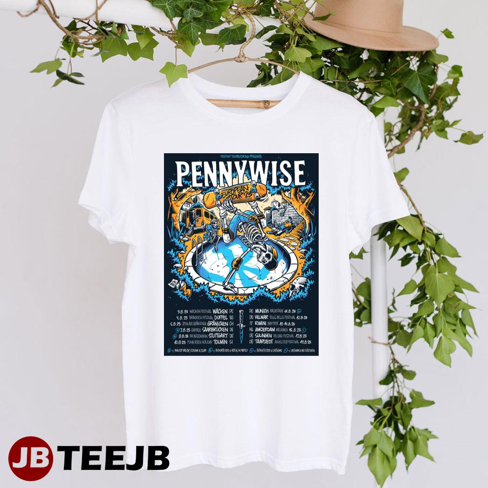 Pennywise Eoropean Tour 2023 Unisex T-Shirt