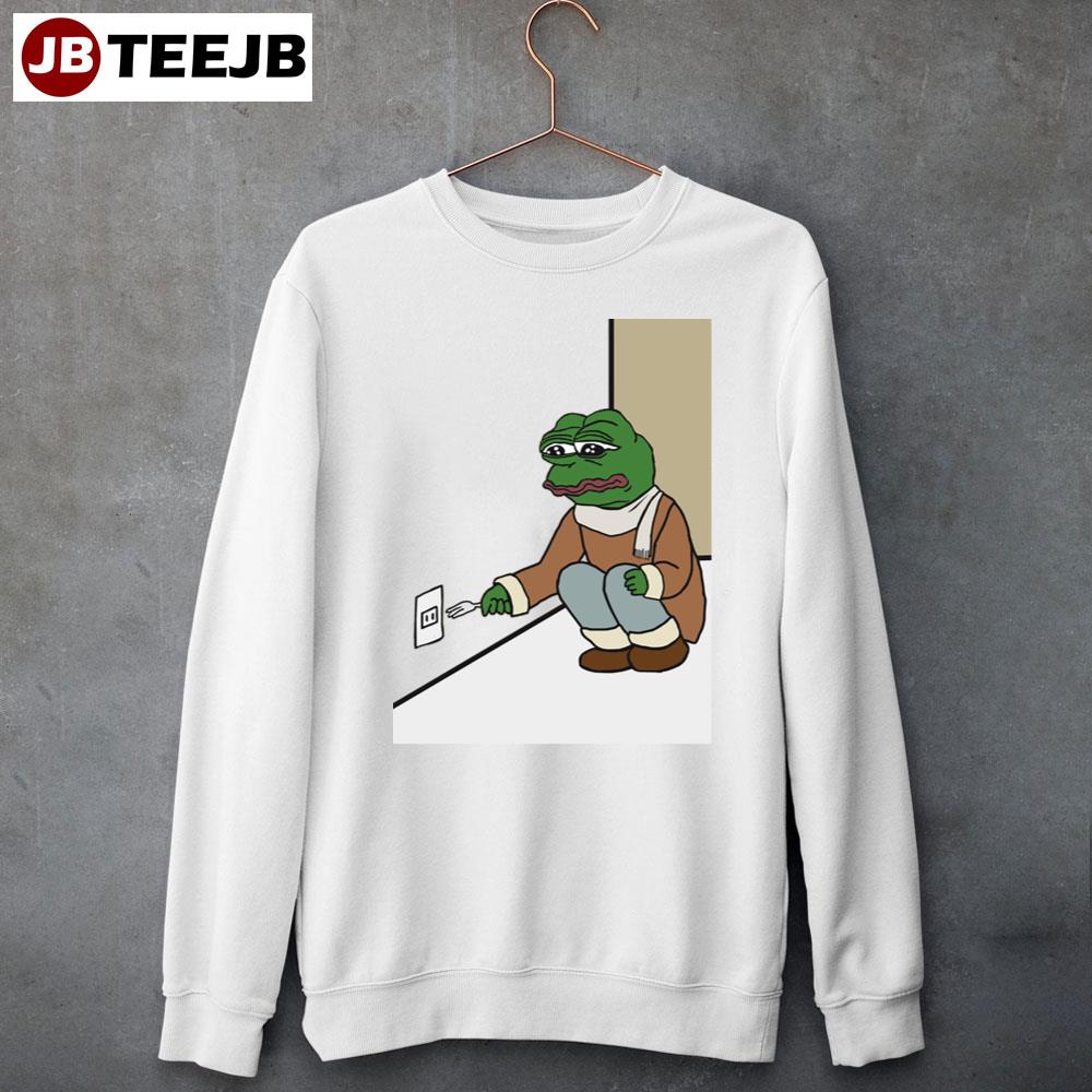 Pepe The Frog Meme Cynical Sarcastic Sad And Dramatic Rare Unisex T-Shirt