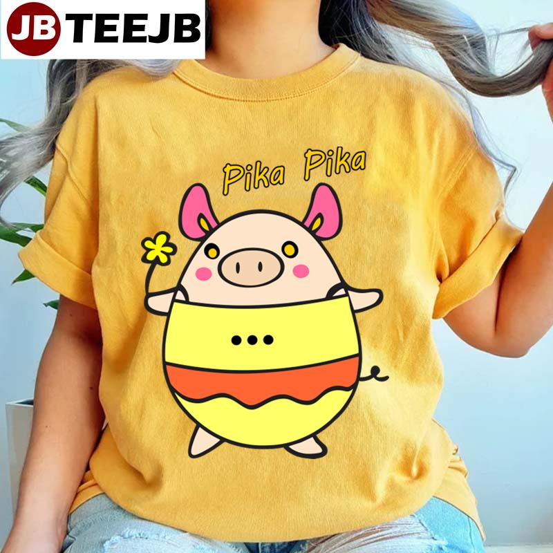 Pika Pika Pig Unisex T-Shirt