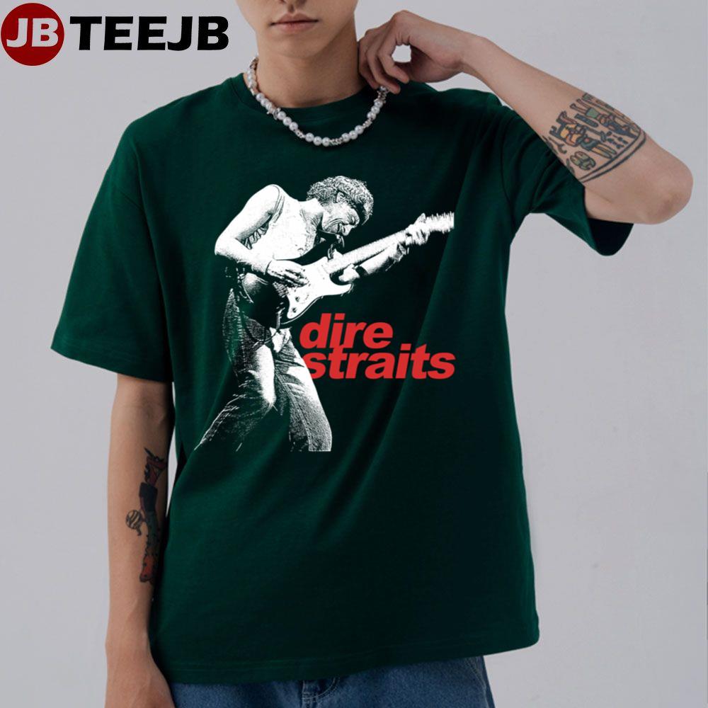 Playing Guitar Dire Straits Unisex T-Shirt