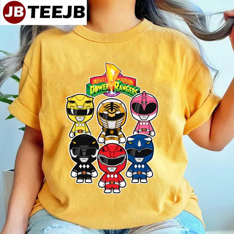 Power Rangers Chibi Style Unisex T-Shirt