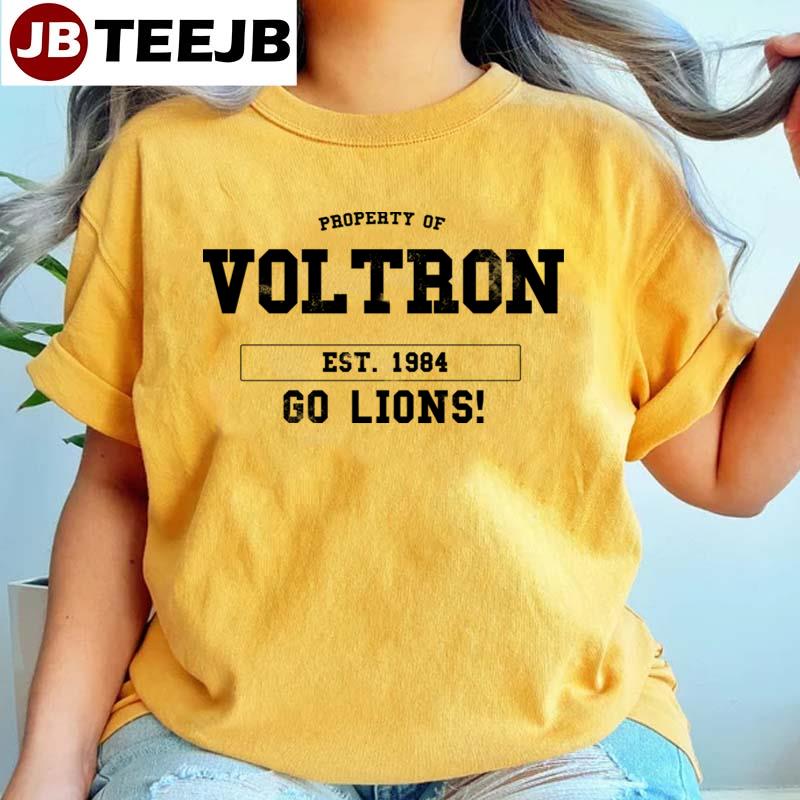 Property Of Voltron Go Lions Unisex T-Shirt