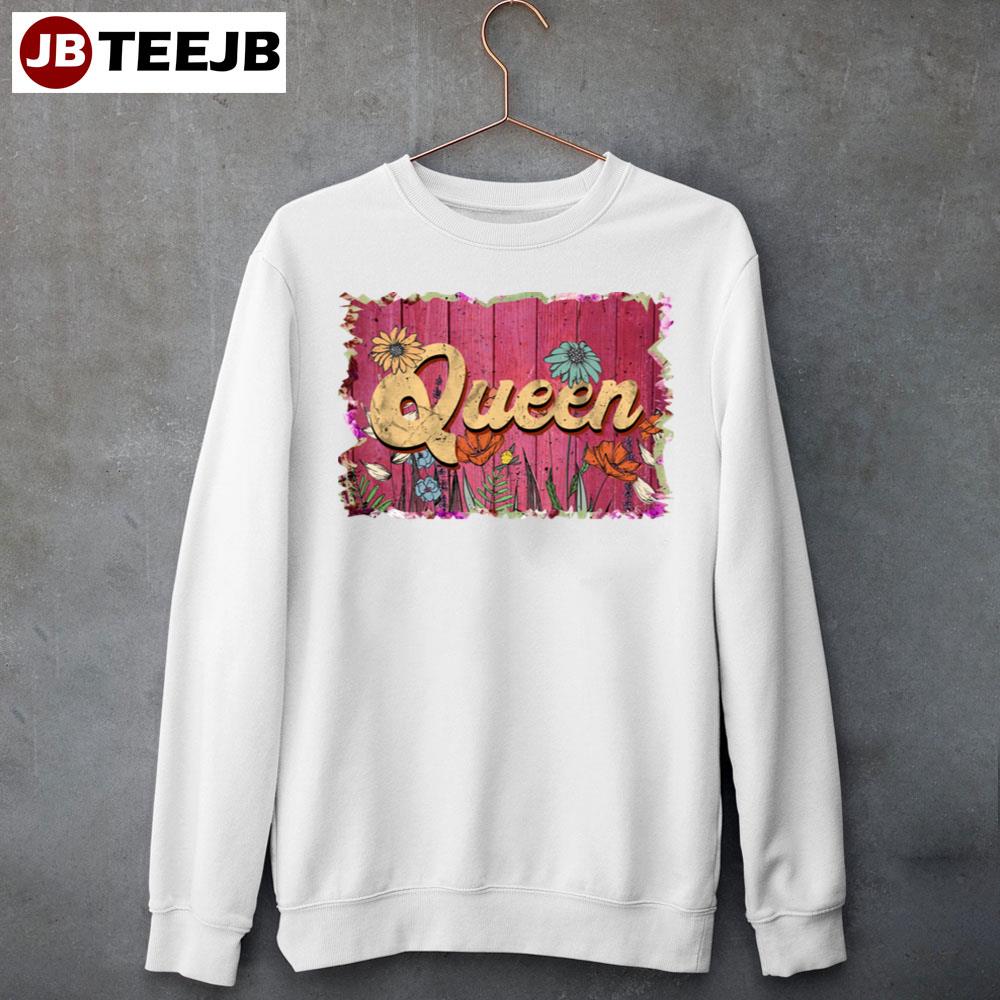 Queen Flowers Vintage Unisex T-Shirt