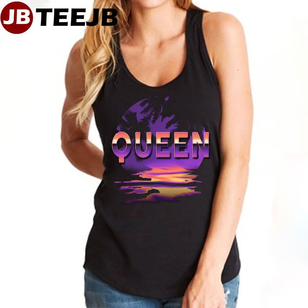 Queen Vintage Styles Purple Color 70s 80s 90s Unisex T-Shirt Queen Vintage Styles Purple Color 70s 80s 90s Unisex T-Shirt