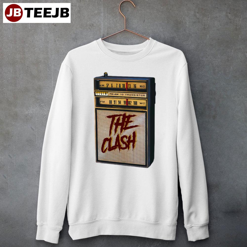 Radio Rock The Clash Vintage Style Unisex T-Shirt