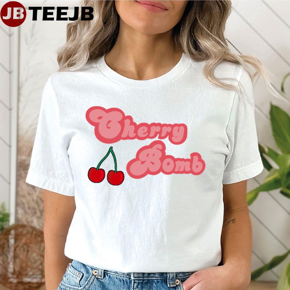 Red Art Cherry Bomb Unisex T-Shirt