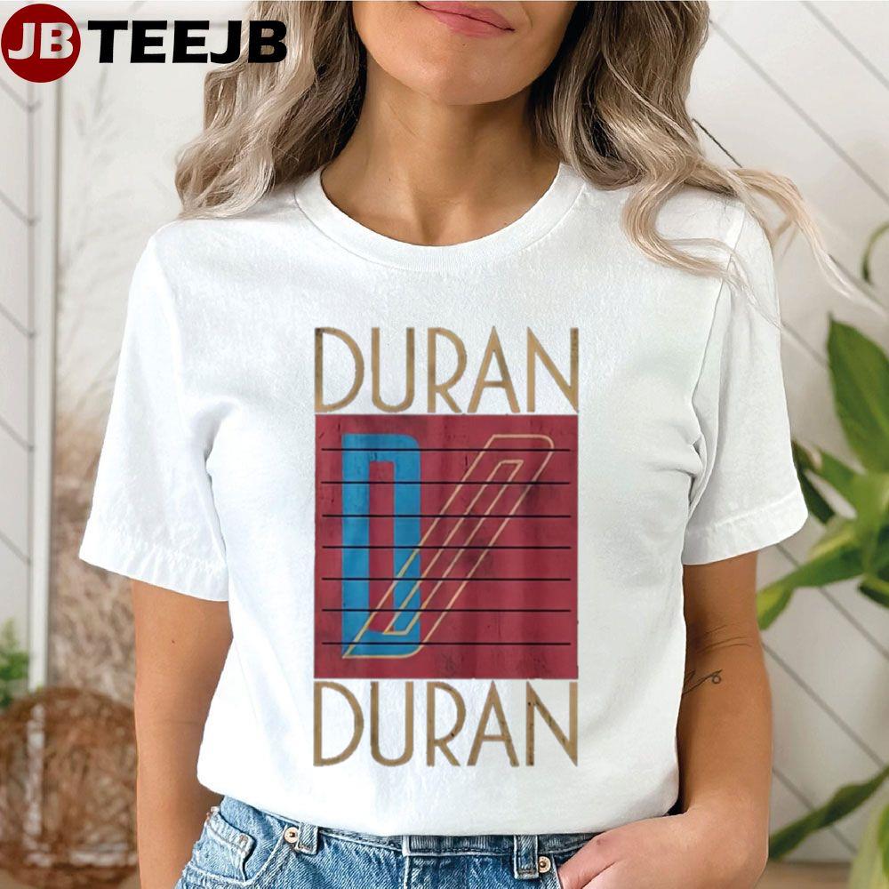 Red Art Style Vintage Duran Duran Unisex T-Shirt