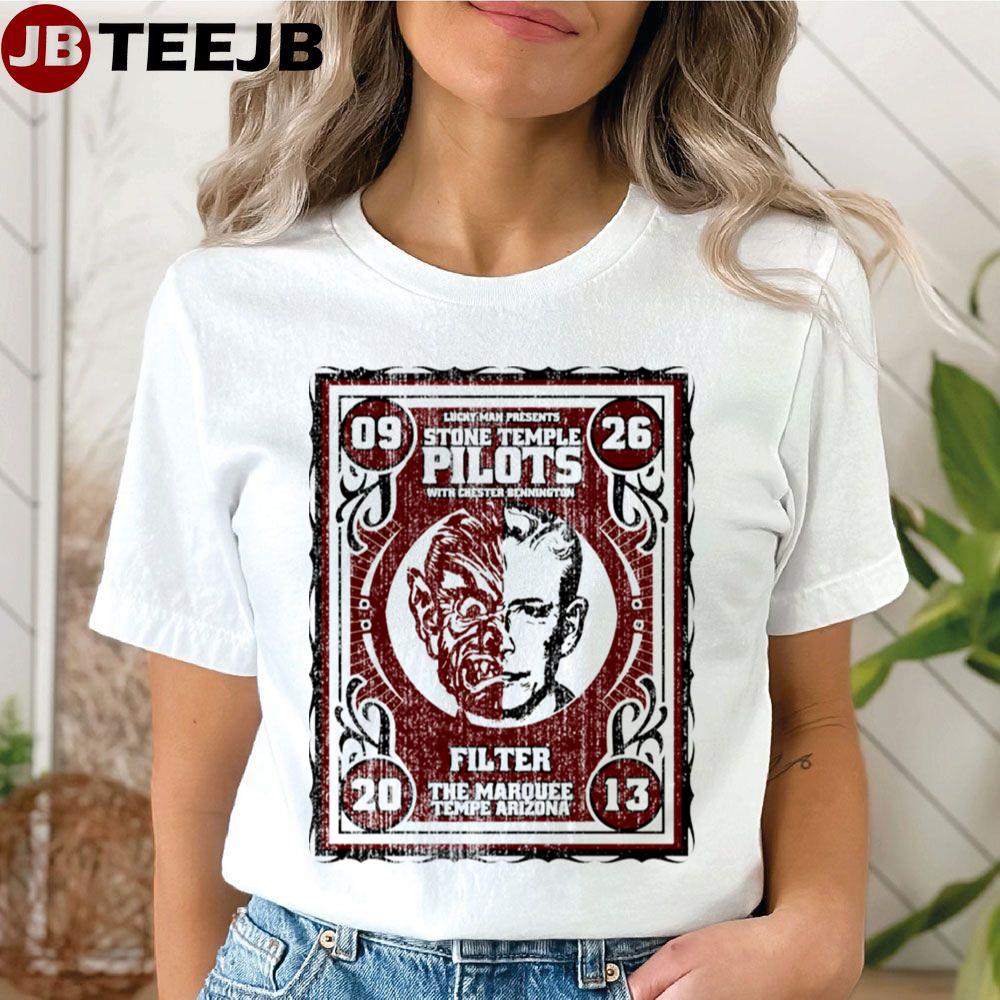 Red Black Art Filter Stone Temple Pilots Unisex T-Shirt