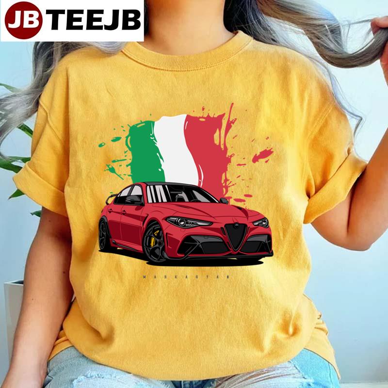 Red Car Giulia Gta Unisex T-Shirt