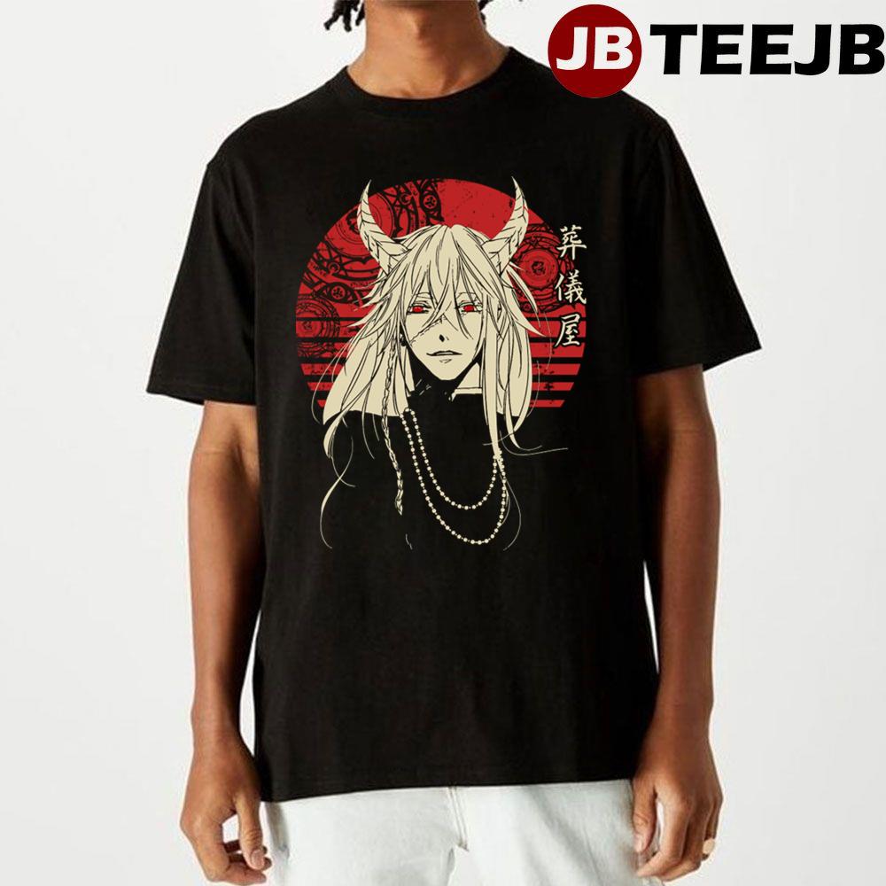 Red Retro Undertaker Black Butler Unisex T-Shirt