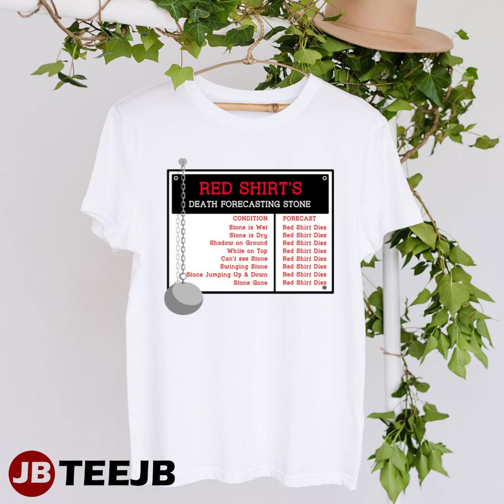 Red Shirt ‘S Death Forecasting Stone Star Trek Unisex T-Shirt