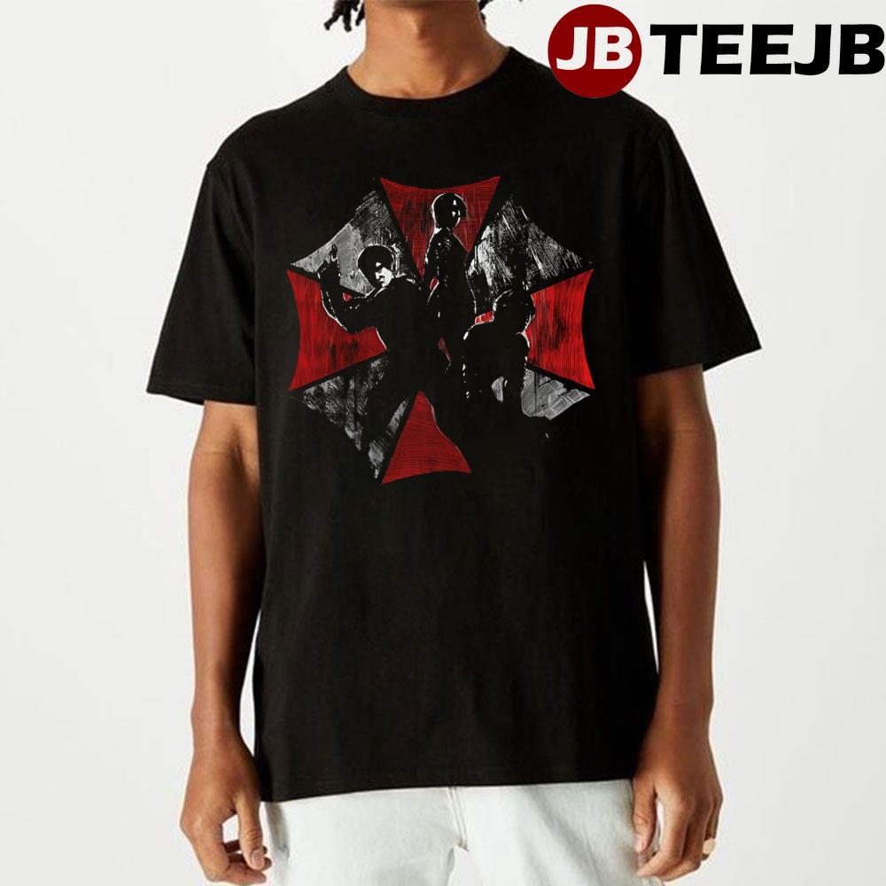 Red White Umbrella Resident Evil Unisex T-Shirt