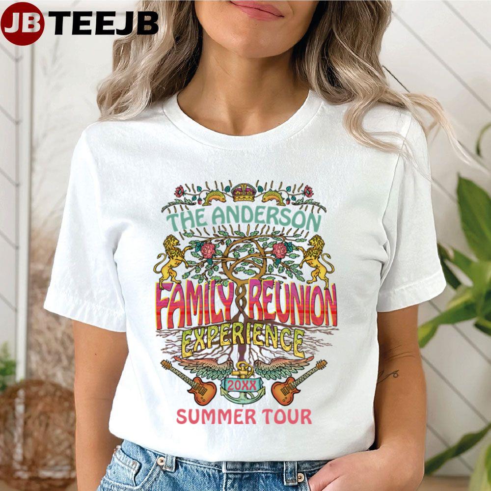 Retro 70s Concert Family Reunion Band Unisex T-Shirt