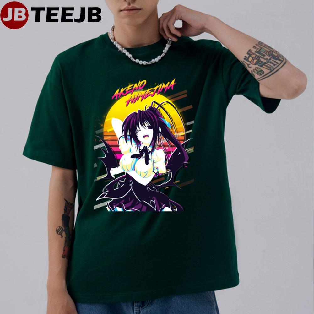 Retro Art Akeno Himejima Highschool Dxd Unisex T-Shirt