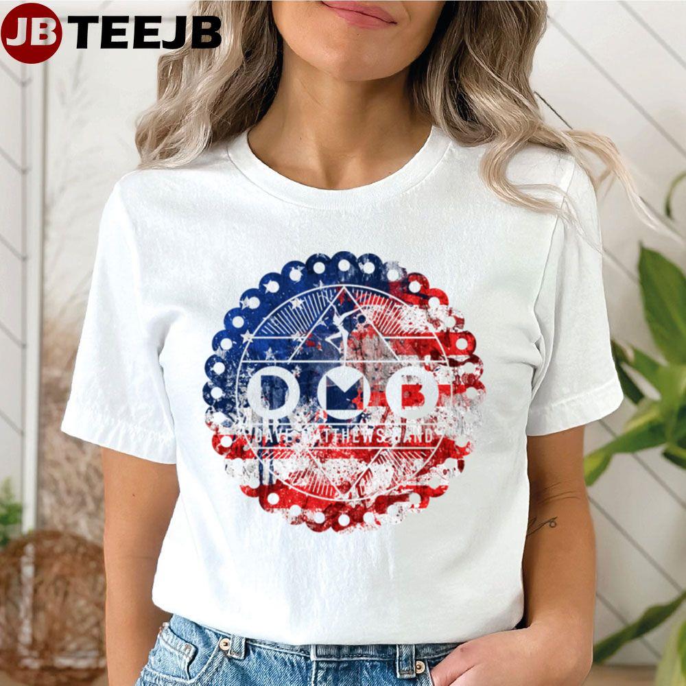 Retro Art American Flag Dave Matthews Band Unisex T-Shirt