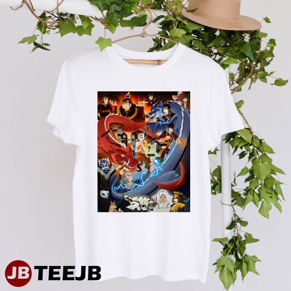 Retro Art Avatar Last Airbender Anime Unisex T-Shirt