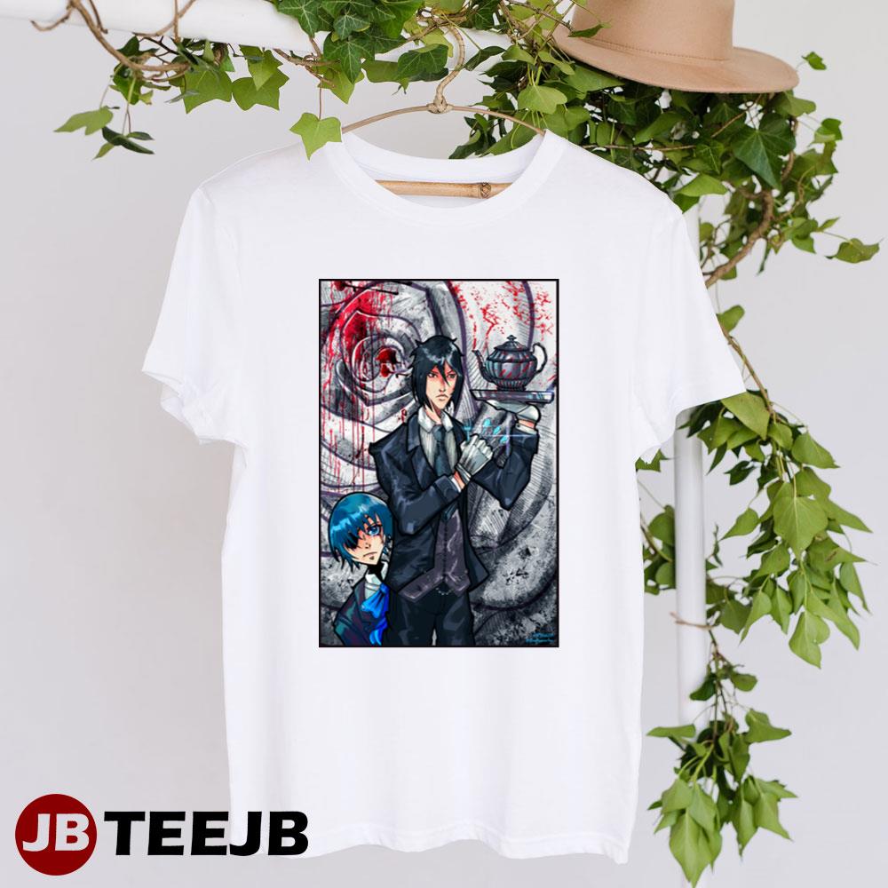 Retro Art Black Butler Anime Unisex T-Shirt