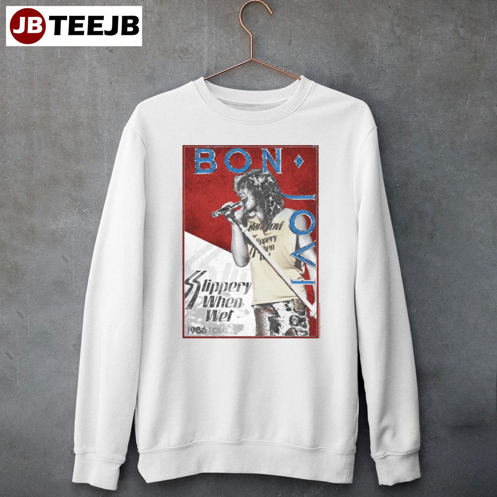 Retro Art Bon Jovi 1986 Tour Unisex T-Shirt