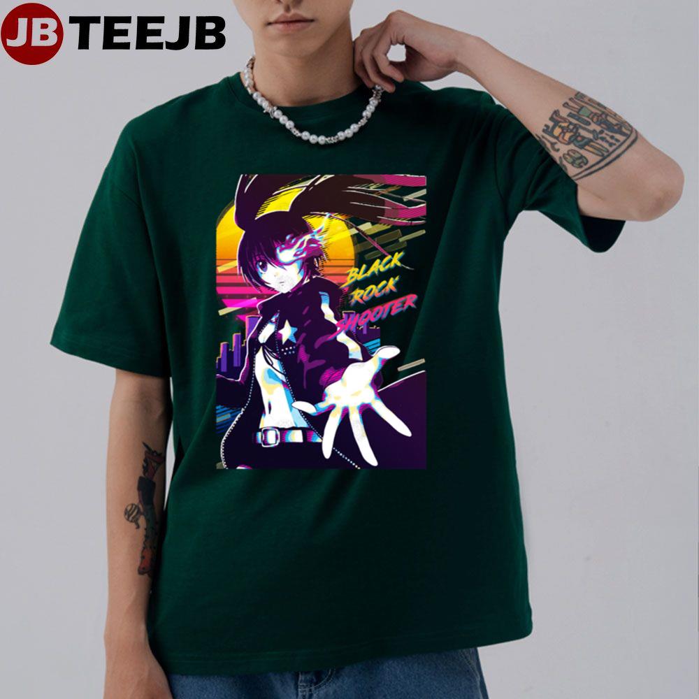 Retro Art Boy Black Rock Shooter Unisex T-Shirt