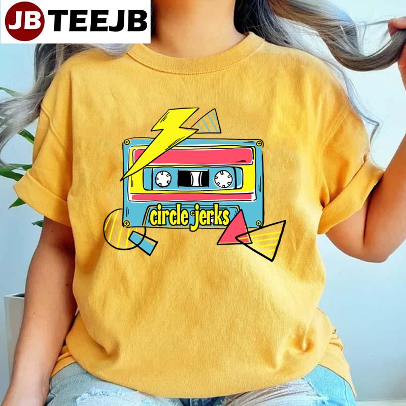 Retro Art Cassette Circle Jerks Unisex T-Shirt