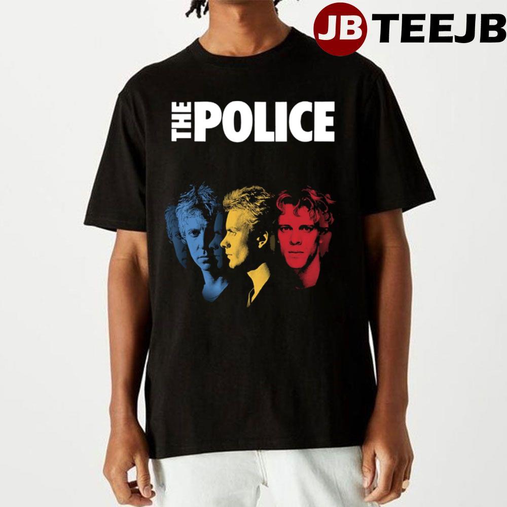 Retro Art Face Member The Police Unisex T-Shirt