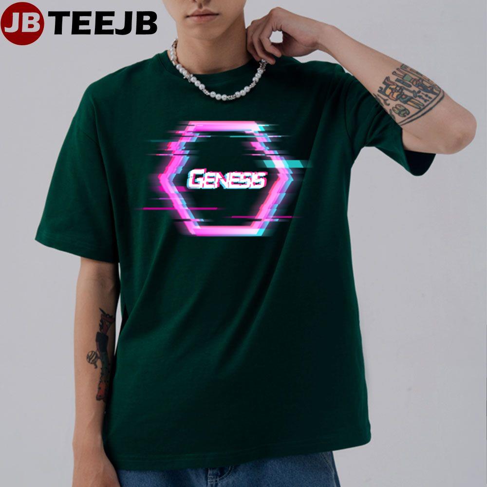 Retro Art Glitch Aesthetic Exclusive Genesis Unisex T-Shirt