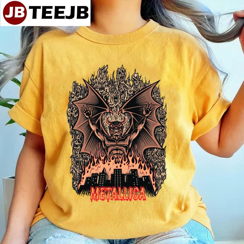 Retro Art Heavy Metal Band Metallica Unisex T-Shirt