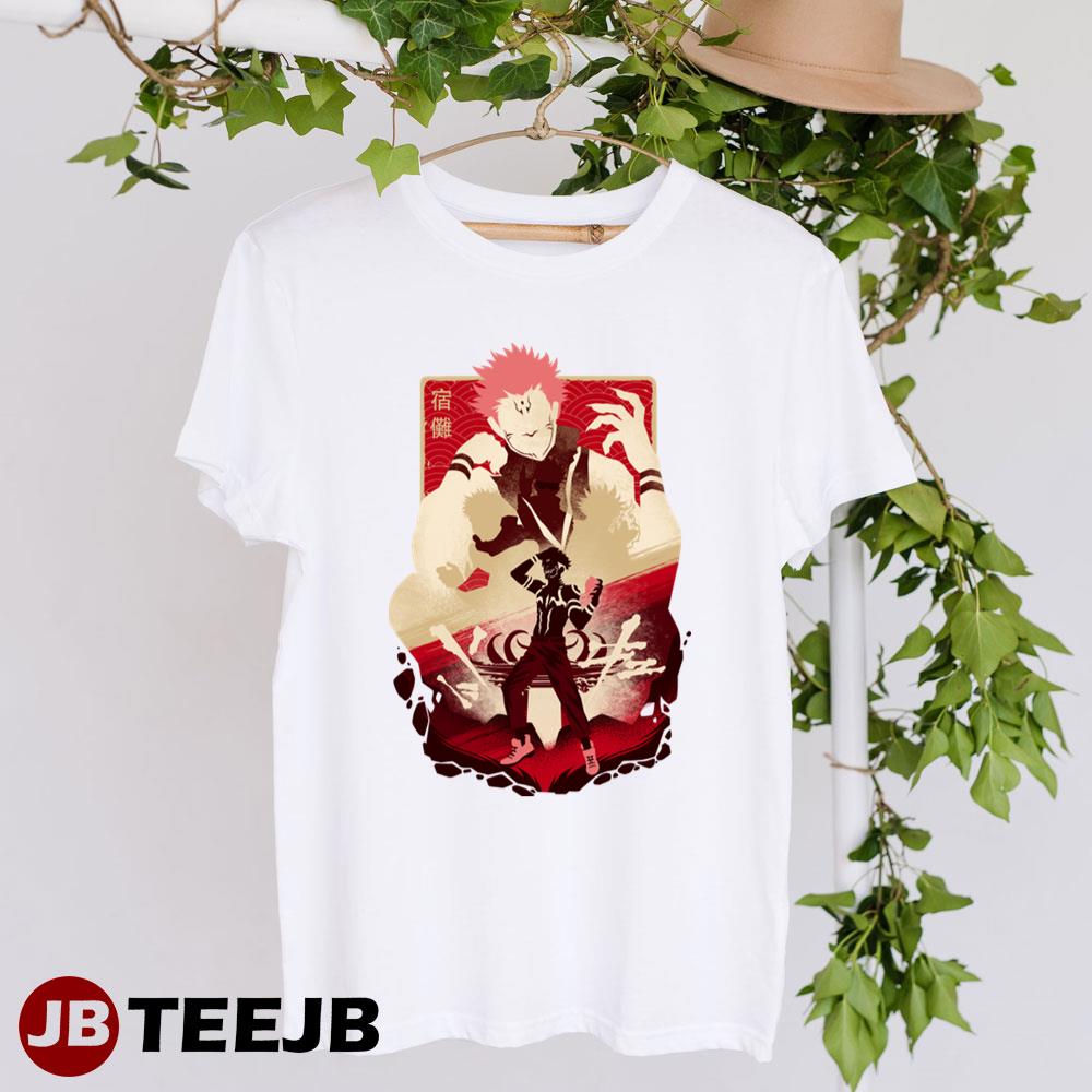 Retro Art King Of Curses Jujutsu Kaisen Unisex T-Shirt