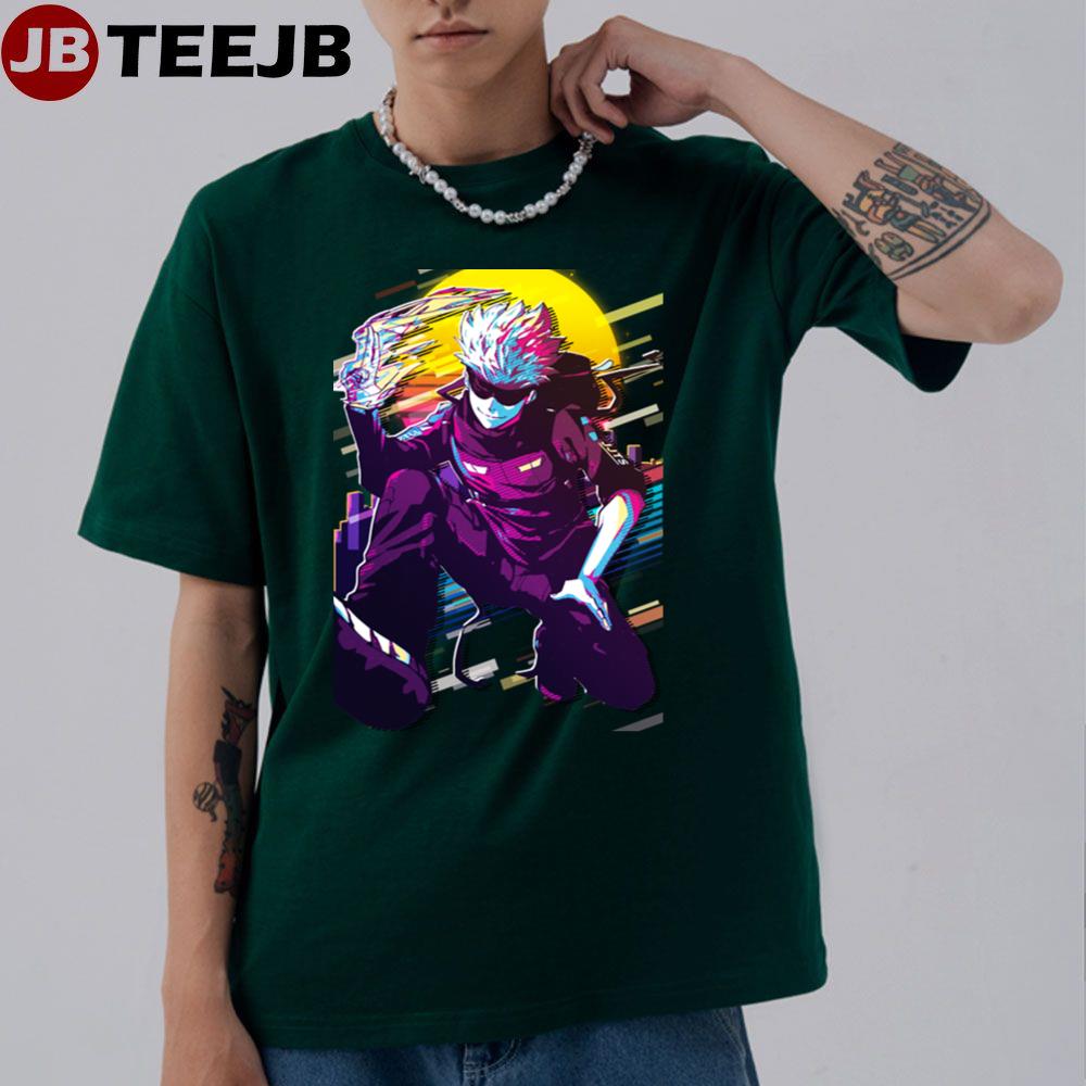 Retro Art Satoru Gojo Jujutsu Kaisen Unisex T-Shirt