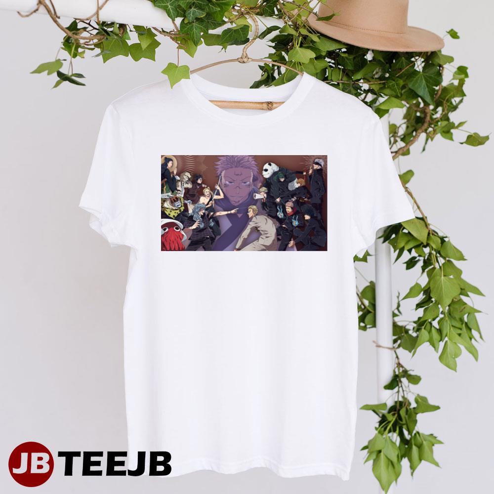 Retro Art Shibuya Incident Jujutsu Kaisen  Group Anime Unisex T-Shirt