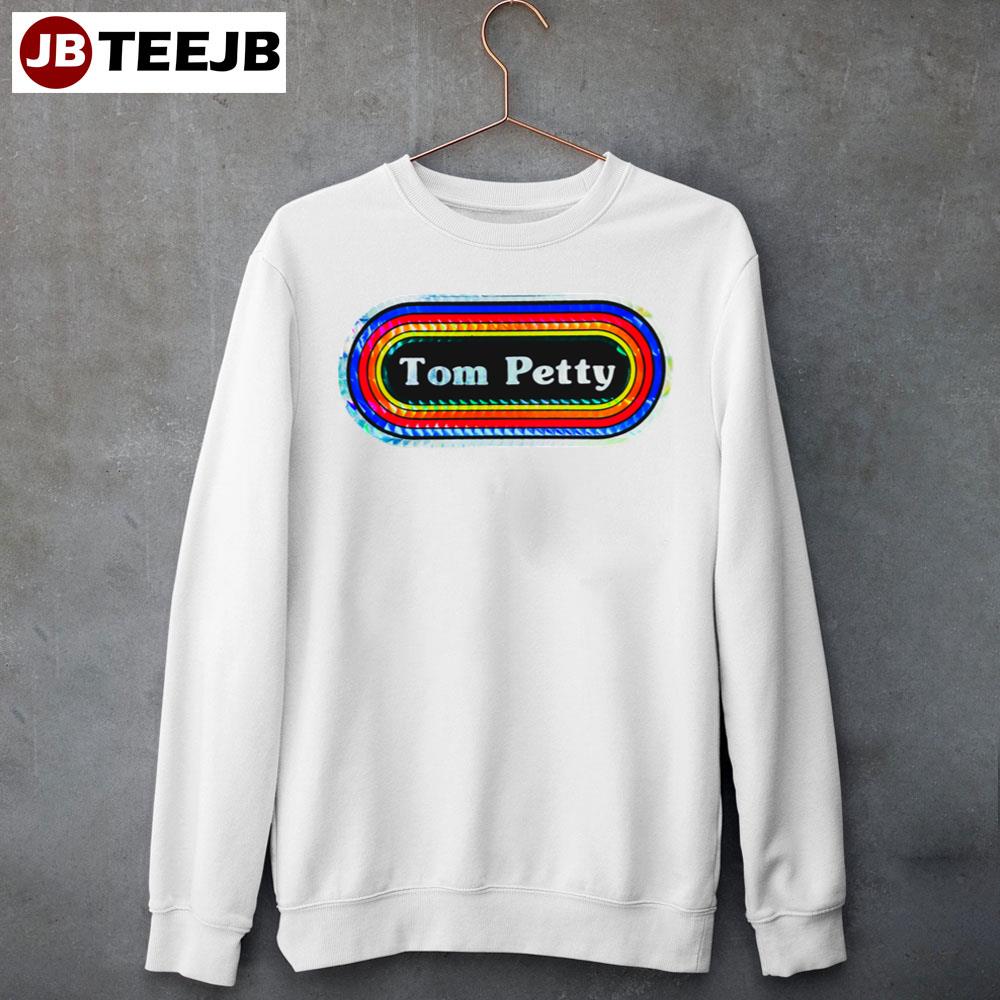 Retro Art Style Color Tom Petty Text Unisex T-Shirt