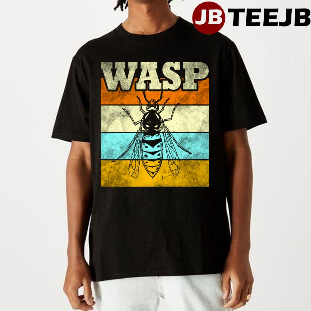 Retro Art Style Color Wasp Unisex T-Shirt