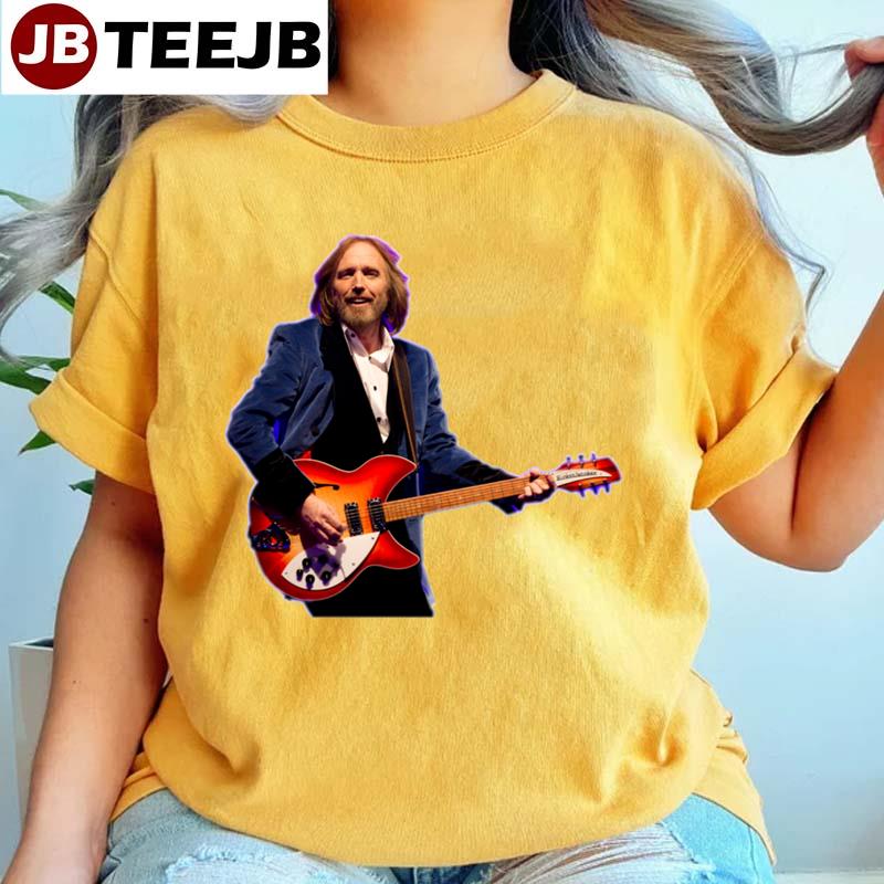 Retro Art Tom Petty Play Guitar Unisex T-Shirt