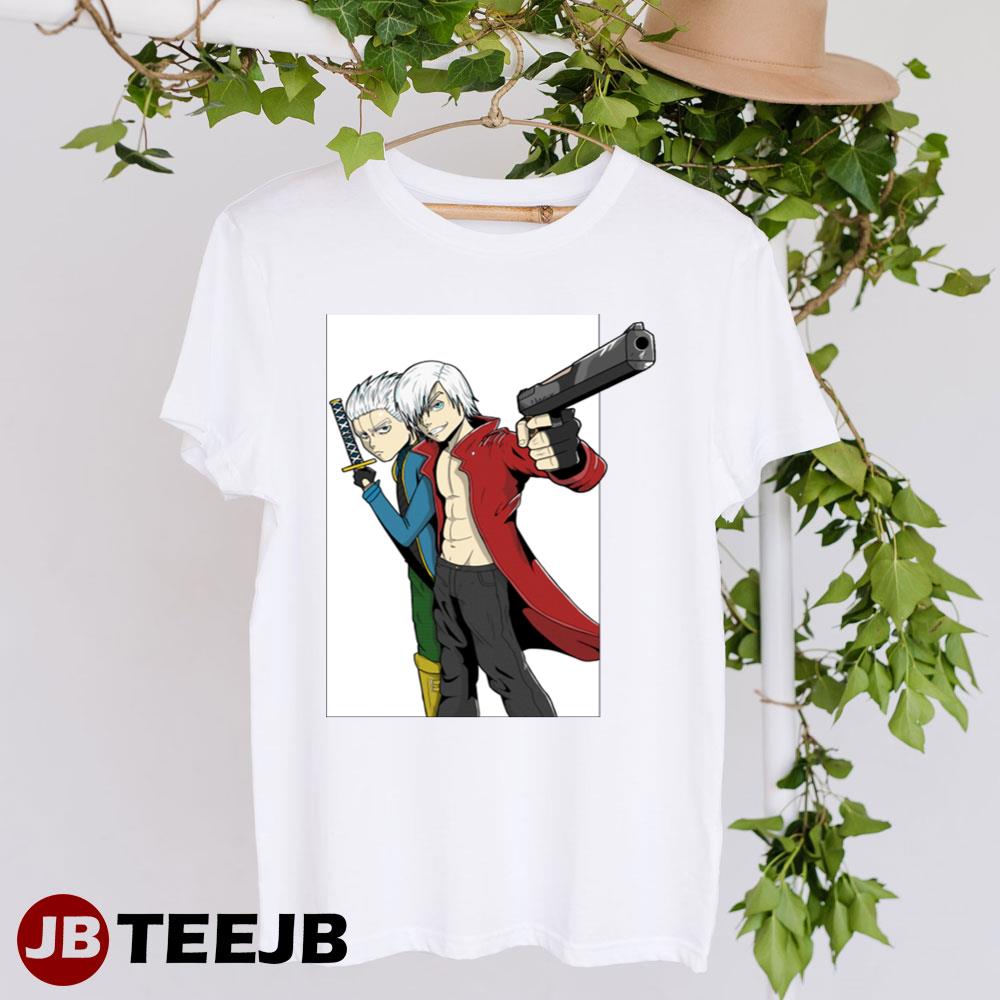 Retro Art Vergil Devil May Cry Anime Unisex T-Shirt