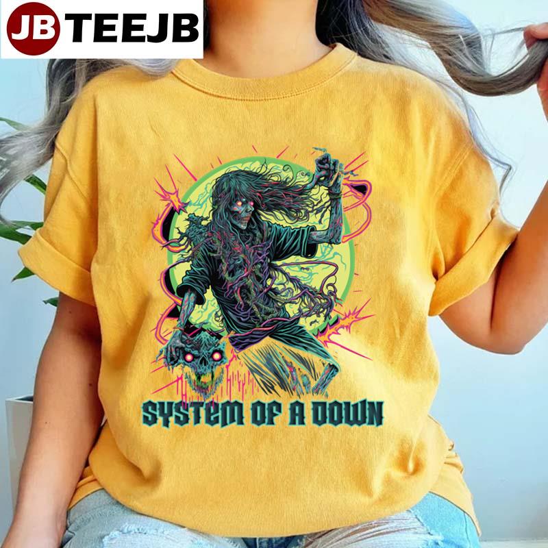 Retro Art Zombie System Of A Down Unisex T-Shirt