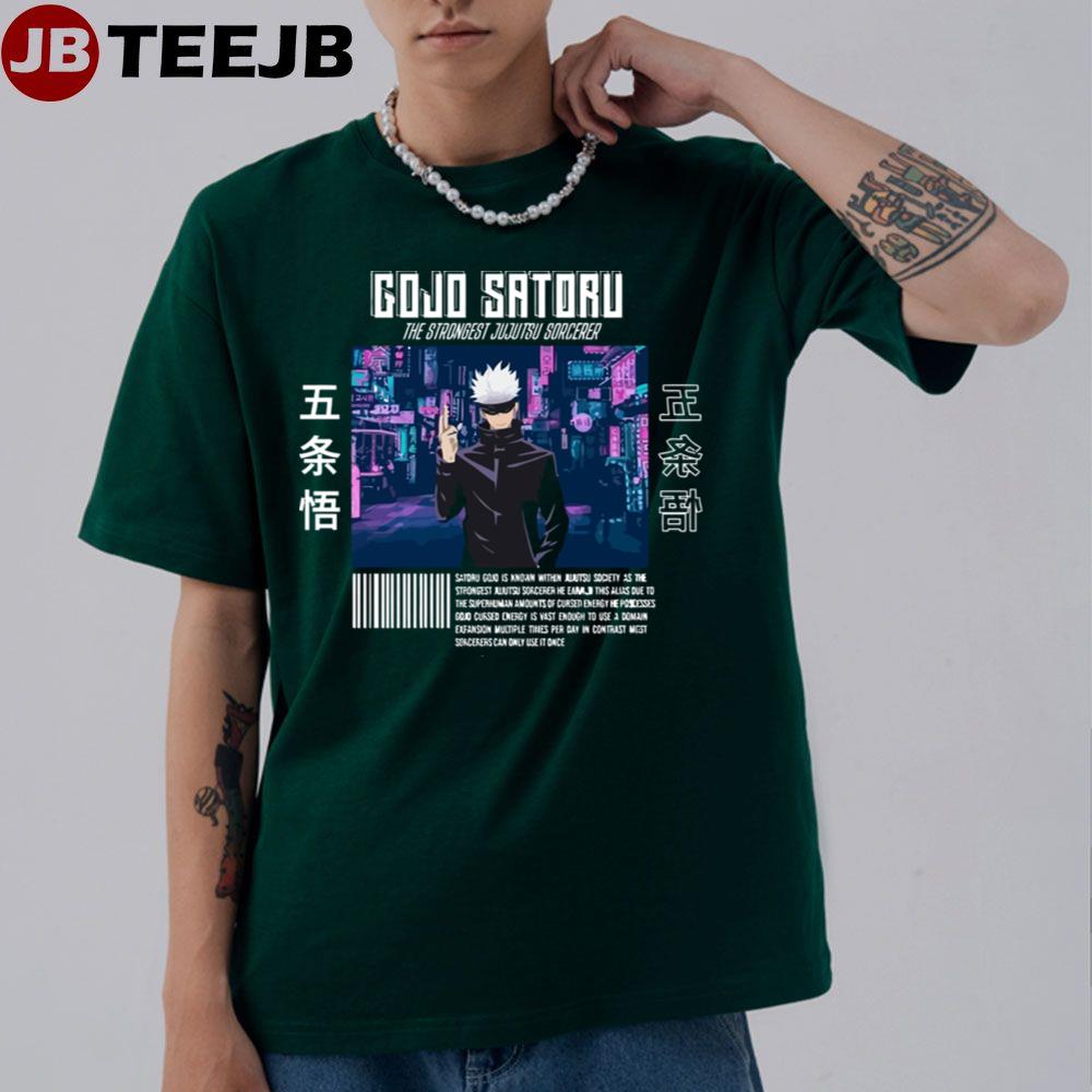 Retro City Gojo Satoru Jujutsu Kaisen Unisex T-Shirt