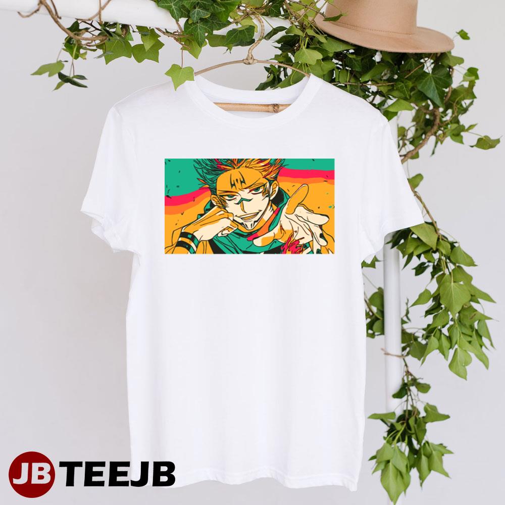 Retro Color Jujutsu Kaisen Anime Unisex T-Shirt