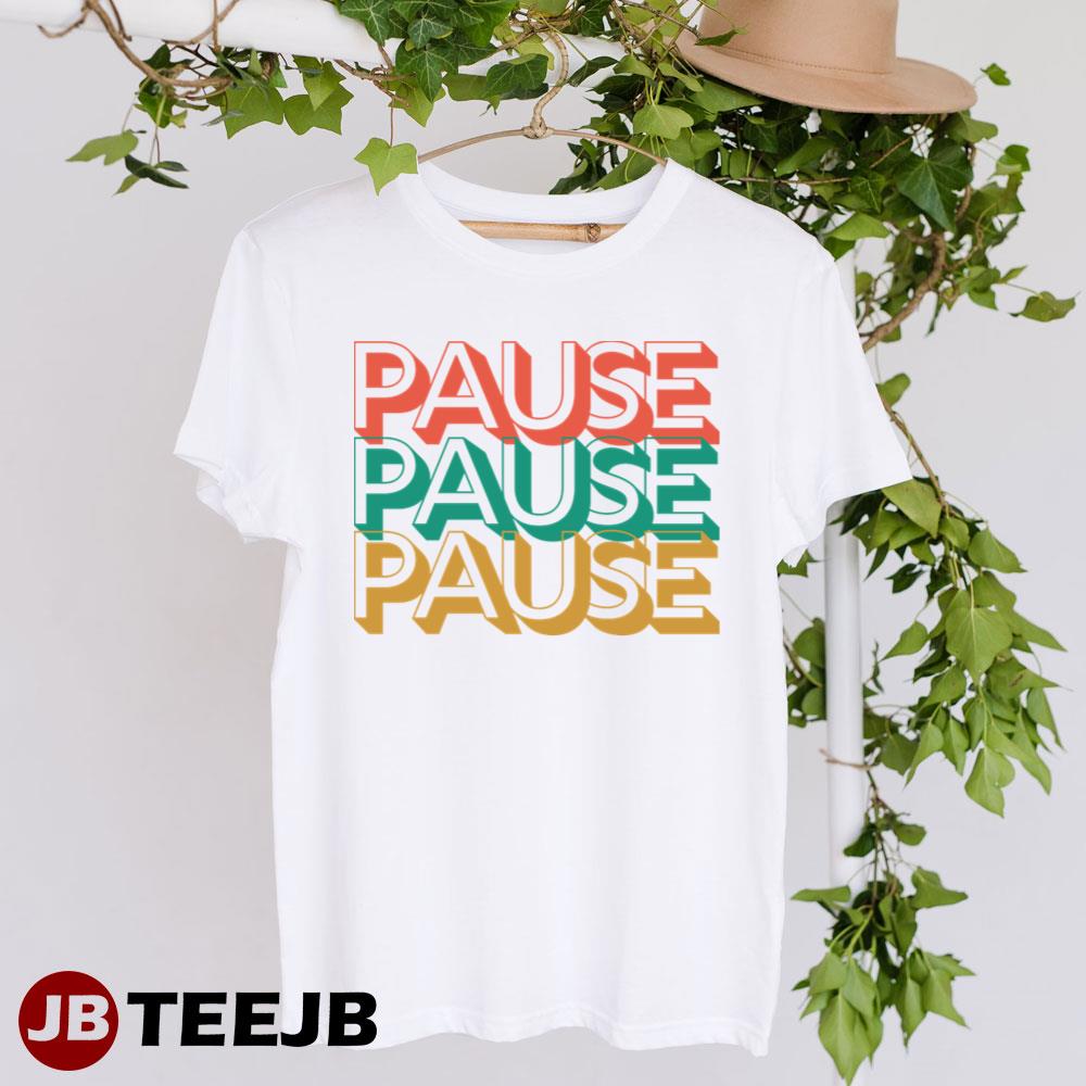 Retro Color Pause Game Butler Unisex T-Shirt