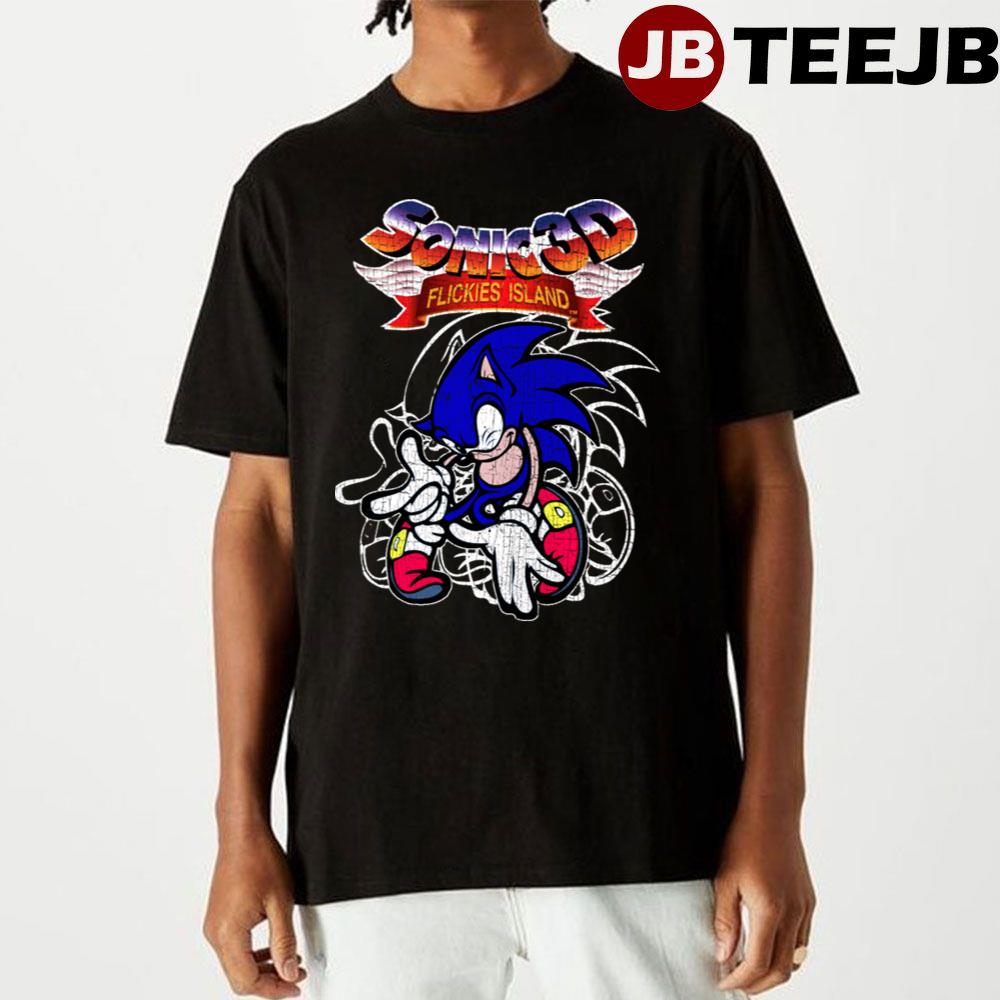 Retro Flickies Island Sonic Unisex T-Shirt